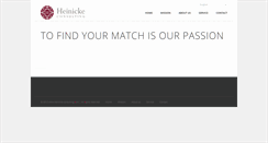 Desktop Screenshot of heinicke-consulting.com